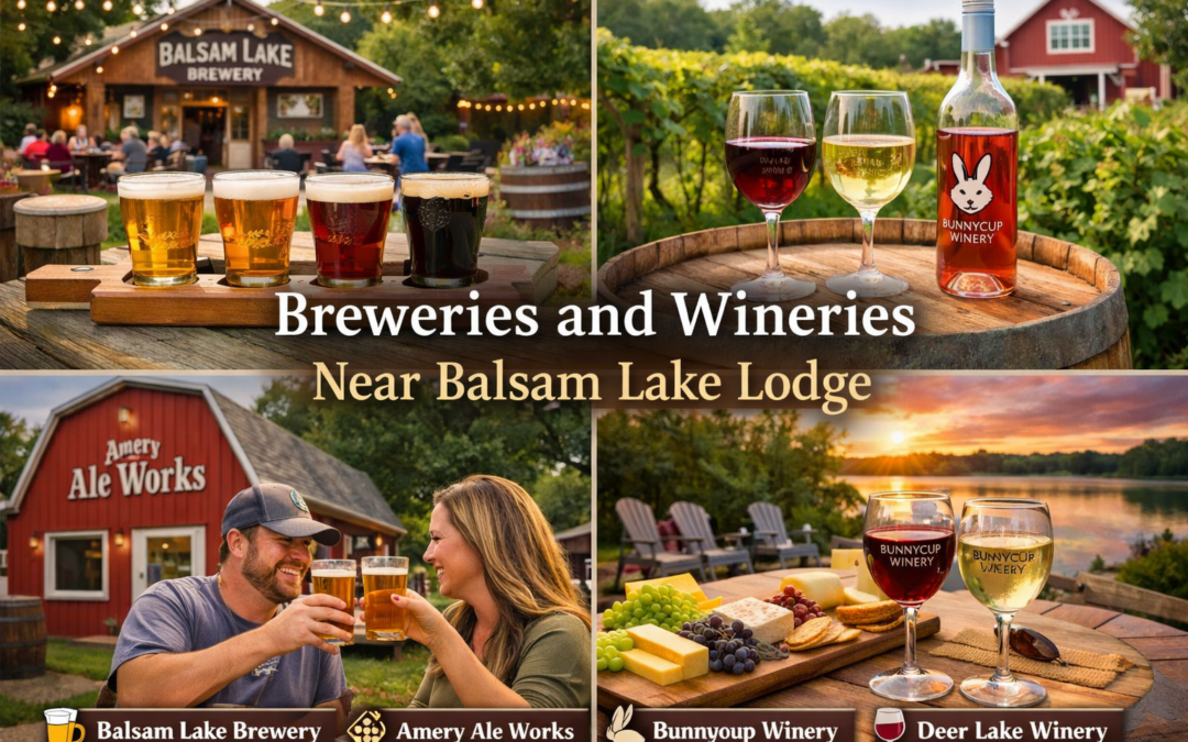 Breweries and Wineries Near Balsam Lake Lodge