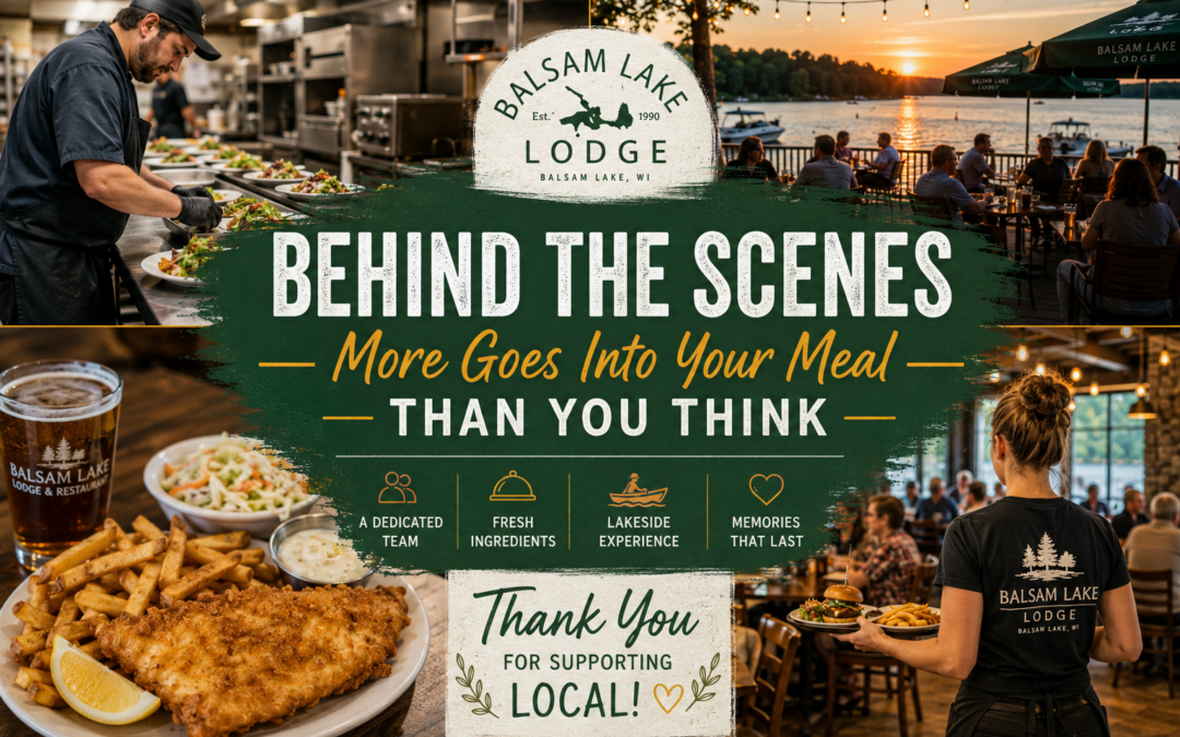 Behind the Scenes at a Lakeside Restaurant: More Goes Into Your Meal Than You Think